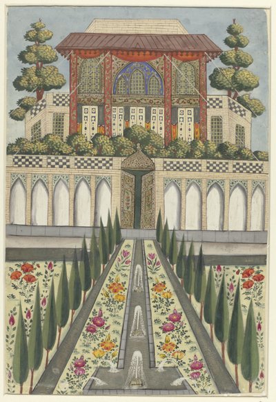 Giardino del palazzo di Hazar Jarib in Aliabad da Anonymous Anonymous