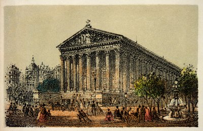 Parigi 1874: Chiesa della Madeleine, Collezione Privata da Anonymous Anonymous