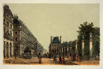 Parigi 1874: La rue de Rivoli, Collezione privata da Anonymous Anonymous