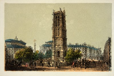 Parigi 1874: La Torre di Saint Jacques, Collezione privata da Anonymous Anonymous