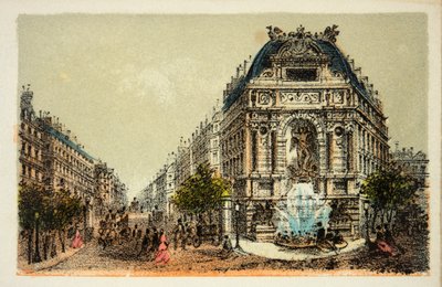 Parigi 1874: La Fontana di San Michele da Anonymous Anonymous