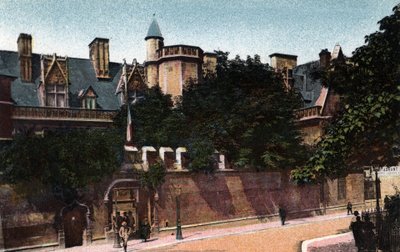 Parigi: vista del Museo di Cluny. Fotografia del 1920 in "Album Artistico" della città di Parigi. Collezione privata. da Anonymous Anonymous