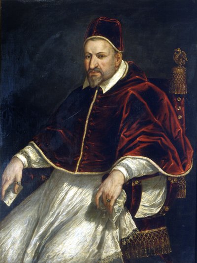 Paolo V (1605 - 1621). Dipinto anonimo. Roma, Museo di Roma. da Anonymous Anonymous