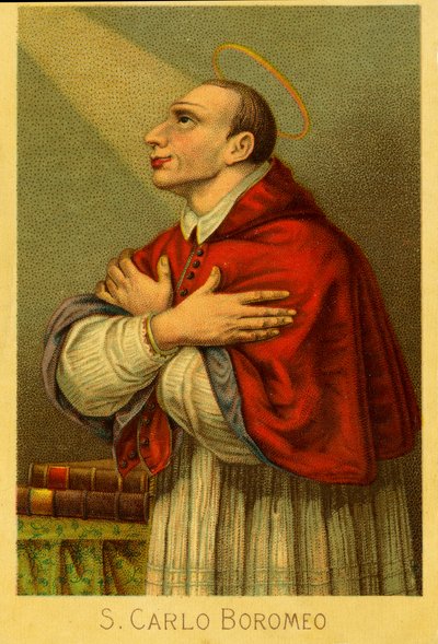 Immagine pia: Carlo Borromeo cardinale arcivescovo di Milano da Anonymous Anonymous