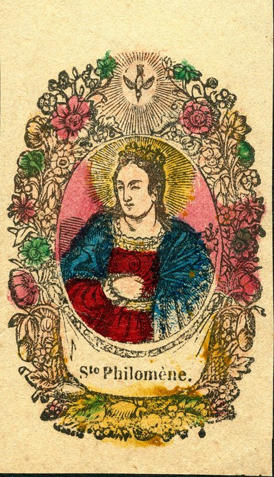 Immagine pia: Santa Filomena (stampa di Epinal) da Anonymous Anonymous