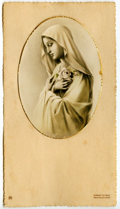 Immagine pia: La Vergine Maria da Anonymous Anonymous