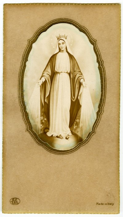 Immagine pia: La Vergine Maria da Anonymous Anonymous