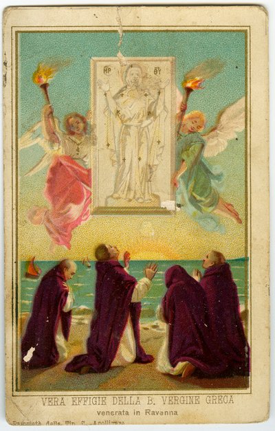 Immagine pia: La vergine greca venerata a Ravenna da Anonymous Anonymous