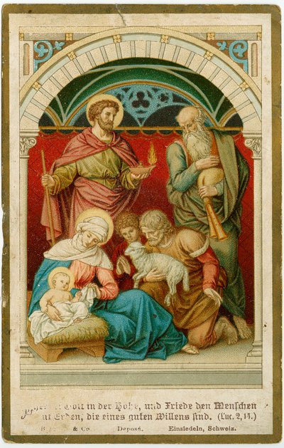 Immagine pia: La Natività da Anonymous Anonymous