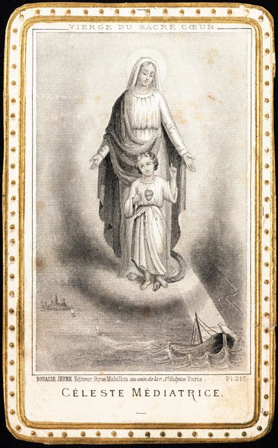 Immagine pia: "Vergine del Sacro Cuore 