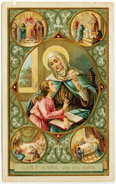Immagine pia: Scene della vita di Sant