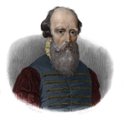 Ritratto di Bernard Palissy (1510 - 1589) in "Portraits et histoire des hommes utile: hommes et femmes de tous pays et di tutte le condizioni, che hanno acquisito diritti al riconoscimento degli uomini" pubblicato e propagato dalla Societe Montyon et Frank da Anonymous Anonymous