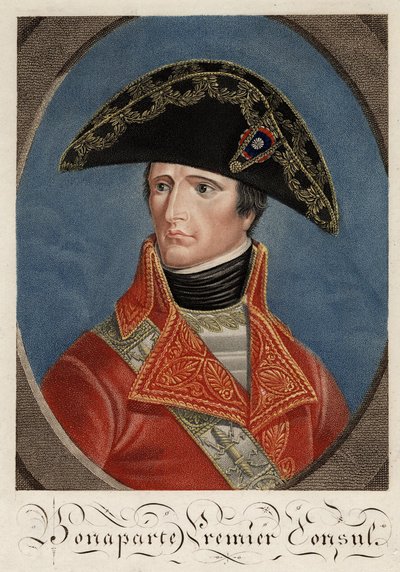 Ritratto del Primo Console Napoleone Bonaparte (1769-1821) da Anonymous Anonymous