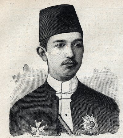 Ritratto di Abbas II Pasha, Vice Re d