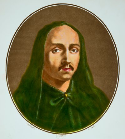 Ritratto di Abate Suger di Saint Denis (1080-1151) Consigliere del Re Luigi VI e Reggente di Francia dal 1147 al 1149 da Anonymous Anonymous