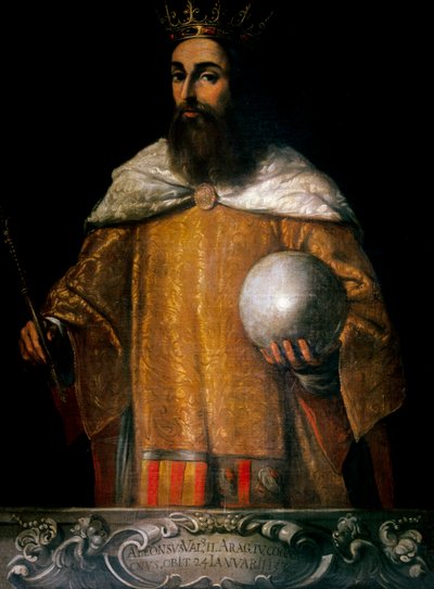 Ritratto di Alfonso IV, re di Aragona detto il Gentile (1299-1336) da Anonymous Anonymous