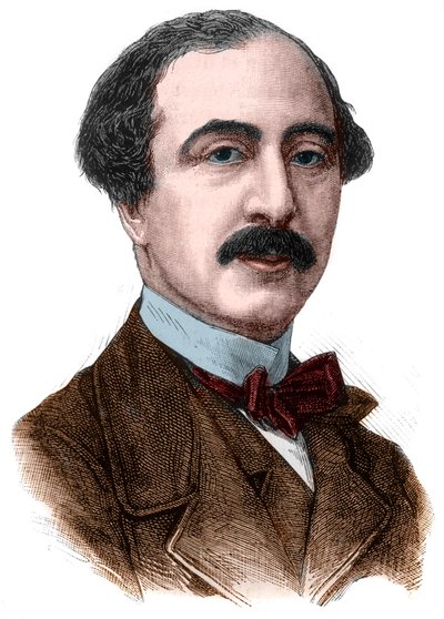 Ritratto di Anatole Prevost Paradol, giornalista e politico francese (1829-1870). da Anonymous Anonymous