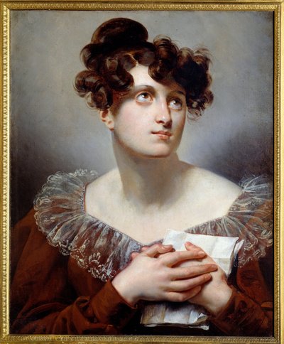 Ritratto di Anne Francoise Boutet detta Mademoiselle Mars da Anonymous Anonymous