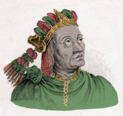 Ritratto di Atahualpa (1502-1533), ultimo imperatore dell
