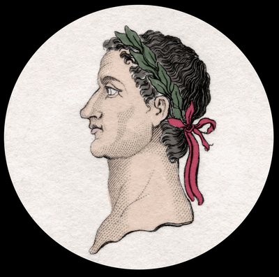 Ritratto di Gaio Cesare Germanico noto come Caligola (12-41), imperatore romano da Anonymous Anonymous