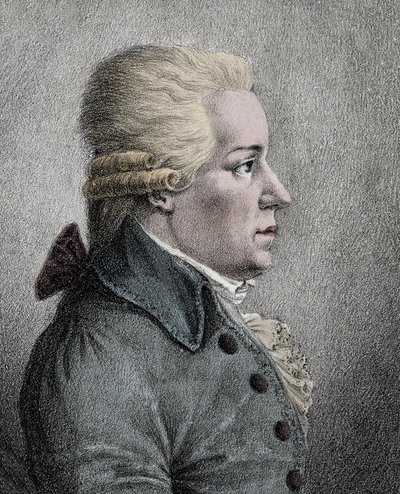 Ritratto di Carl Ditters von Dittersdorf (1739-1799), compositore austriaco da Anonymous Anonymous