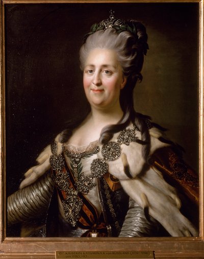 Ritratto di Caterina II di Russia (Caterina la Grande) da Anonymous Anonymous