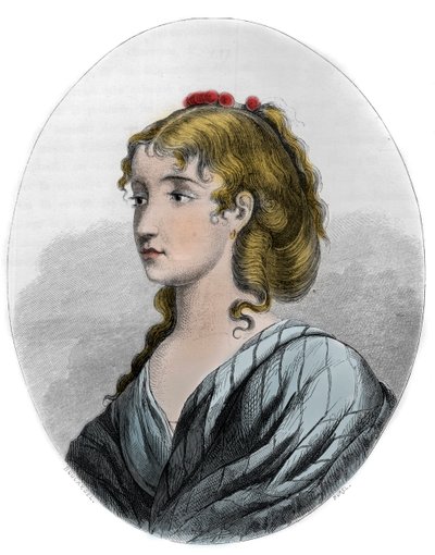 Ritratto di Cecile Aimee Renault, rivoluzionaria francese da Anonymous Anonymous
