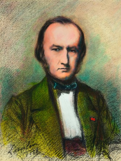 Ritratto di Claude Bernard (1813-1878) Medico e Fisiologo. Collezione privata da Anonymous Anonymous