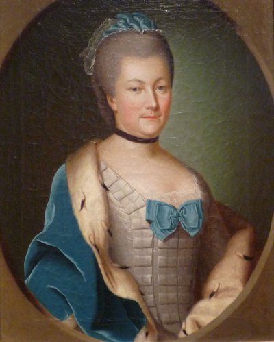 Ritratto della Contessa Palatina Carolina di Zweibrücken da Anonymous Anonymous