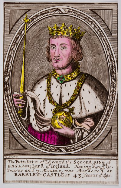 Ritratto di Edoardo II (1284-1327) re d