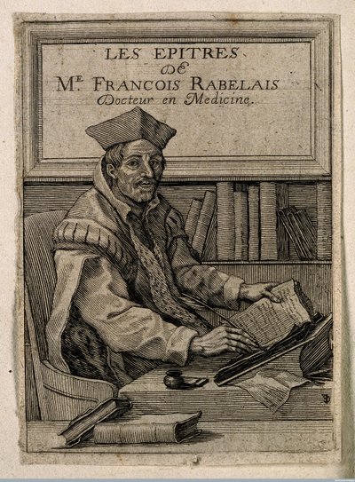 Ritratto di François Rabelais (1494-1553) da Anonymous Anonymous