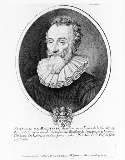 Ritratto di François de Malherbe (1555-1628), poeta francese da Anonymous Anonymous