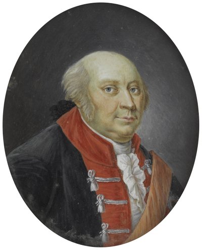 Ritratto di Federico Guglielmo II di Prussia - Ritratto di Frederic Guillaume II (Federico Guglielmo) (1744-1797), re di Prussia Gouache su porcellana anonimo 18° secolo Dim 12,7 cm Collezione Privata da Anonymous Anonymous