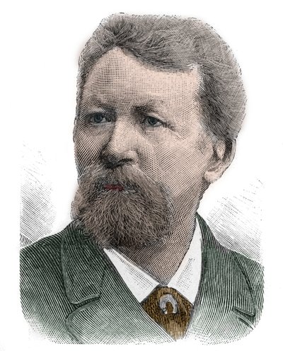 Ritratto di Friedrich Gerhard Rohlfs (1831-1896) geografo, esploratore, autore e avventuriero tedesco - Friedrich Gerhard Rohlfs, geografo tedesco, esploratore dell