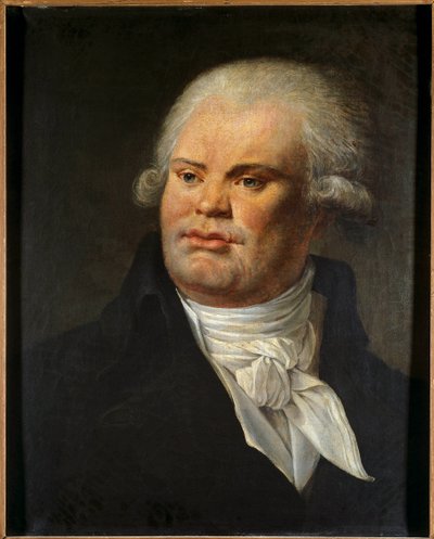 Ritratto di Georges Danton (1759 - 1794) oratore e politico da Anonymous Anonymous