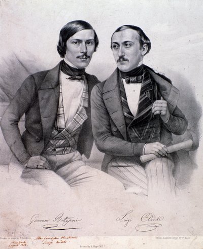 Ritratto di Giovanni Bottesini e Luigi Arditi da Anonymous Anonymous