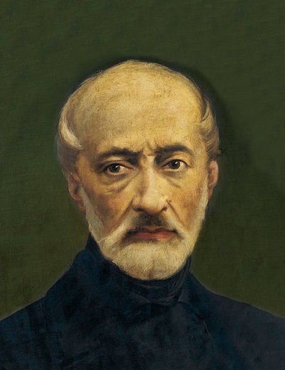 Ritratto di Giuseppe Mazzini (1805-1872), politico e nazionalista italiano. Dipinto anonimo da Anonymous Anonymous