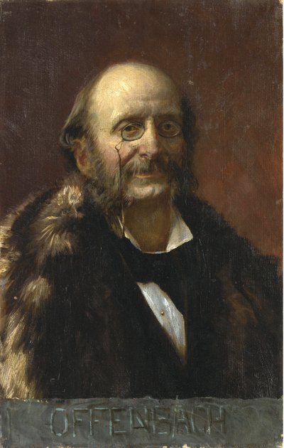 Ritratto di Jacques Offenbach (1819-1880) da Anonymous Anonymous