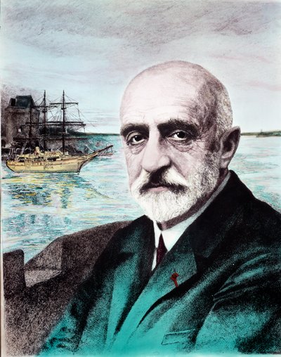 Ritratto di Jean Baptiste Charcot (1867-1936), medico, esploratore delle zone polari. XX secolo Collezione privata da Anonymous Anonymous