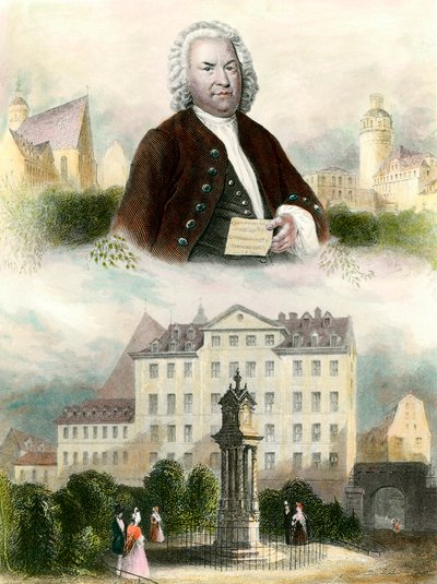 Ritratto di Johann Sebastian Bach da Anonymous Anonymous