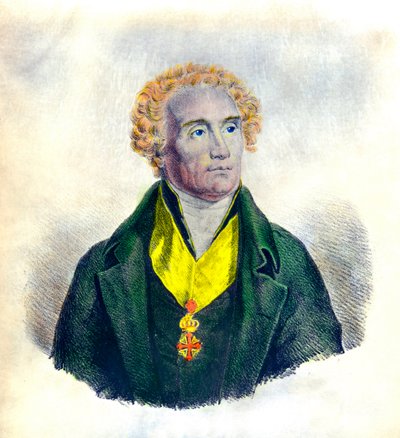 Ritratto di Joseph De Maistre (1753-1821) politico, filosofo, magistrato e storico (con le insegne dell
