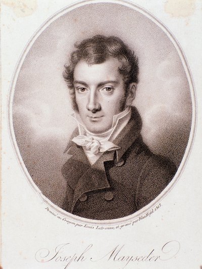 Ritratto di Joseph Mayseder da Anonymous Anonymous