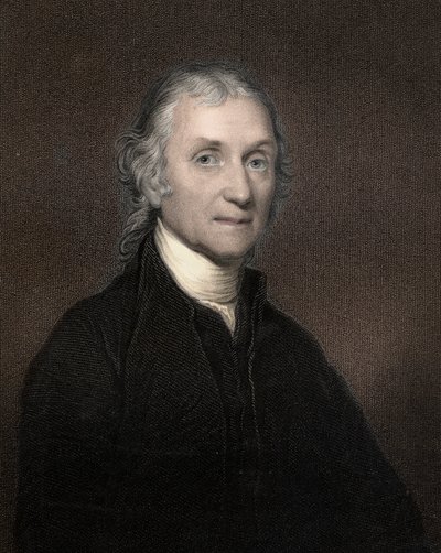 Ritratto di Joseph Priestley (1733-1804), chimico e teologo britannico da Anonymous Anonymous