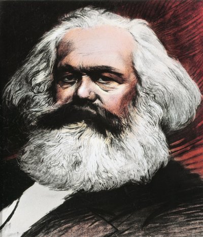 Ritratto di Karl Marx da Anonymous Anonymous