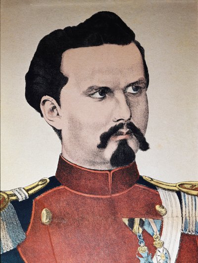 Ritratto di Ludwig II di Baviera da Anonymous Anonymous