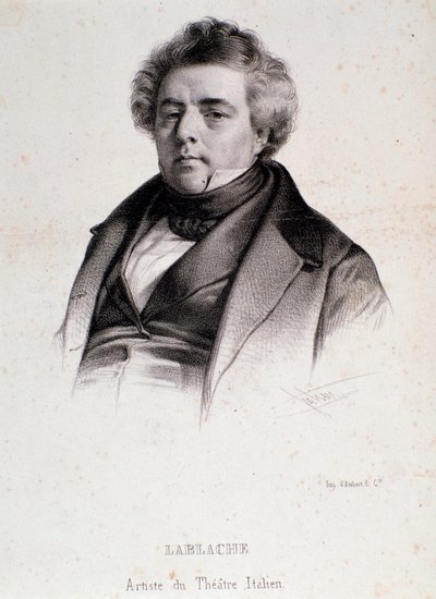 Ritratto di Luigi Lablache (1794-1858), cantante d