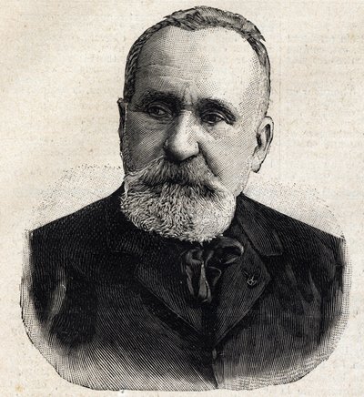 Ritratto di Pierre Puvis de Chavannes (1824-1898) pittore francese, all
