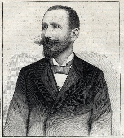 Ritratto di Pierre Sales (1854?-1921?), scrittore francese. Incisione in "Le Petit Parisien" da Anonymous Anonymous