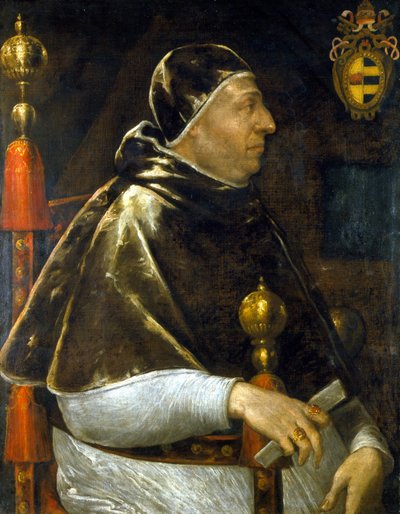 Ritratto di Papa Alessandro VI (Rodrigo Borgia 1431-1503). Dipinto anonimo. Milano da Anonymous Anonymous