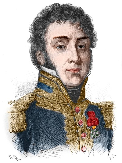 Ritratto di Remy Joseph Isidore Exelmans, Maresciallo e Pari di Francia (1775-1852) - in "L